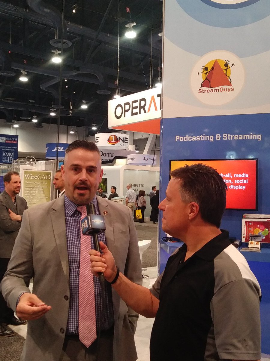 BroadcastBeat's tweet photo. Matt Kellogg, Globap Sales Executive of StreamGuys (Booth #N3824), Software as a Service company simplifies workflow for podcasters...
.
.
#NABShow #StreamGuys #Podcasts #radiosolutions https://t.co/XJ4wS1UqQx