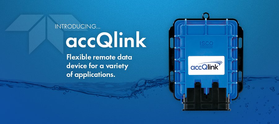 TeledyneIsco's tweet photo. Introducing accQlink! Our NEW product is a remote data transmission device that provides anywhere data solutions. Read more here: https://t.co/Gtz5dQtsd2 #overflowmonitoring #wastewater #dataanywhere #IIoT https://t.co/FMOuZxazvb
