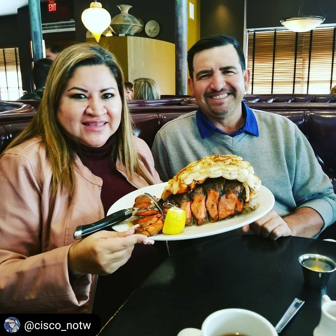 FamousSteak's tweet photo. Have you ever seen a lobster that big?!?!?! 
•••
#NowThatsaLobster #lobster #huge #ColoradoSprings #DowntownCOS #DowntownColoradoSprings https://t.co/0SHWnCWdci