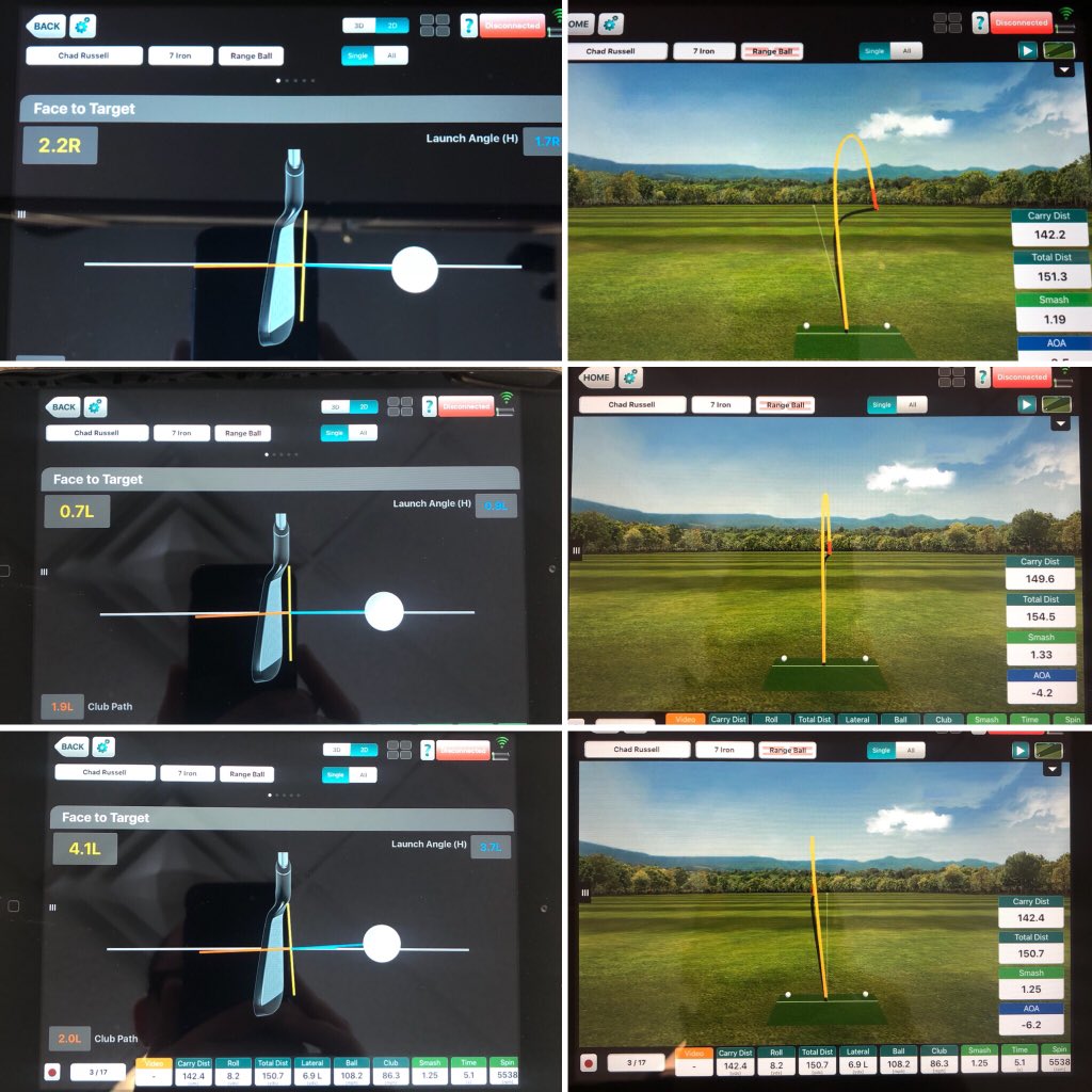 ericpgolf's tweet photo. Your club-face controls where your golf ball starts in relation to your intended target! Want to know what dictates the golf balls flight? Call me at 403.360.7535 to book a series of lessons with @FlightScopeGolf #TheLAB #ballflightlaws #FlightScope #Lethbridge #yql https://t.co/kZ5AXF0jRQ