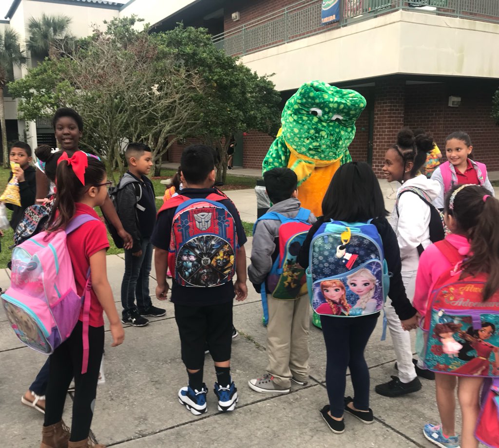 Ready Freddy  came to school today to reassure 3rd Graders they were ready for FSA. <a href="/HCPSArea2/">HCPS Area 2</a>