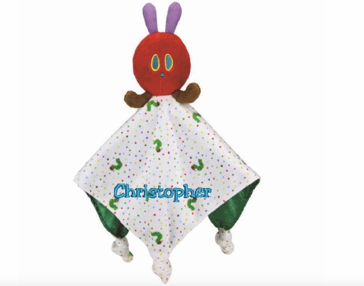 Rembroid1's tweet photo. Excited to share the latest addition to my #etsy shop: Personalised The Very Hungry Caterpillar Comfortor Blanket, baby comforter https://t.co/u7Rp15uh81 #accessories #green #customised #embroidery #custombabygift #embroideredgift #christmas #babycomforters #customcomf https://t.co/WPsWQmas4J