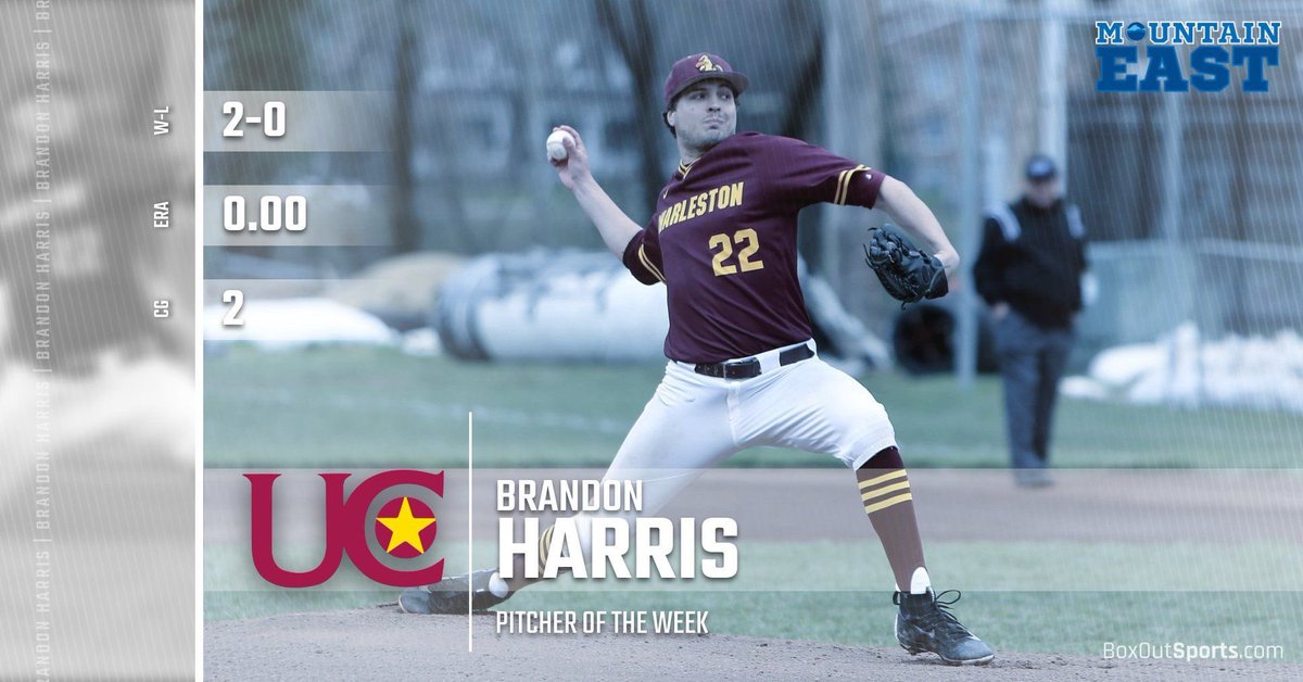 UCWV_Baseball's tweet photo. RS-JR B.Harris went 2-0 this week, w/ 2CGs (0 ER) to earn @TheMountainEast Pitcher of the Week Honors. His business-like approach day in and day out make him a vital part of our staff and program. #VAsFinest #BHarris #CompleteGames #PitchersBP https://t.co/A9g5sjOXTF