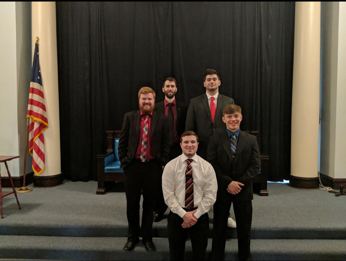 AcaciaTrine's tweet photo. It’s always amazing to add new blood to the fraternity. Glad to have initiated these fine young men this weekend (peek the front row) and to have gotten to spend time with old friends. Welcome to the fraternity guys. #solive #acaciafraternity #initiationweekend https://t.co/ax9gAphDFO