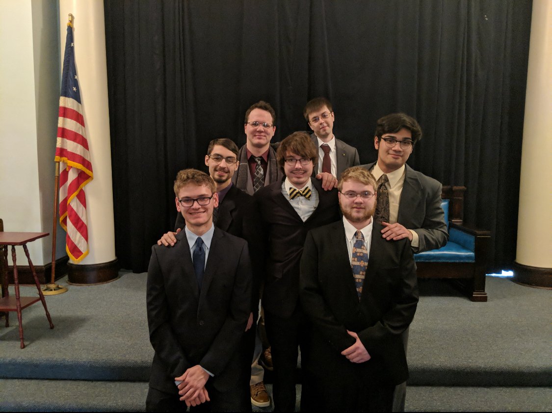 AcaciaTrine's tweet photo. It’s always amazing to add new blood to the fraternity. Glad to have initiated these fine young men this weekend (peek the front row) and to have gotten to spend time with old friends. Welcome to the fraternity guys. #solive #acaciafraternity #initiationweekend https://t.co/ax9gAphDFO