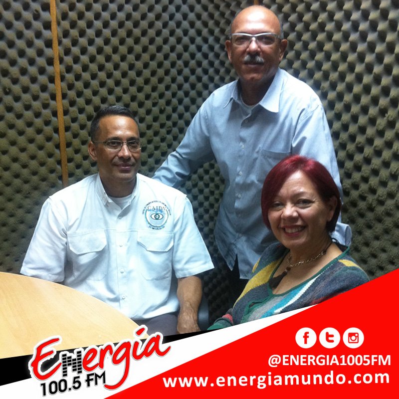 energia1005fm's tweet photo. Continuamos en "100% Con La Discapacidad" junto a los amigos de #CAIDV... quienes nos proporcionan una amplia gama de información sobre la capacitación de docentes y familias con personas con #DeficienciaVisual #MariaCabeza #AlbertoCaldera #JoseCubillan #Energia1005FM #Venezuela https://t.co/A9vNneCnPI