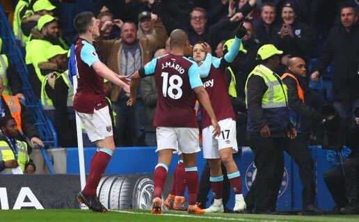 WHUFC_News's tweet photo. Hernandez: “Everybody wants to give everything to be in the team. I say thank you to the fans. Since my first day here, they have supported me. They shout my name and sing songs. I scored and I could celebrate with them. It was a very good point. We are all very happy.” https://t.co/AU9NINYGy8