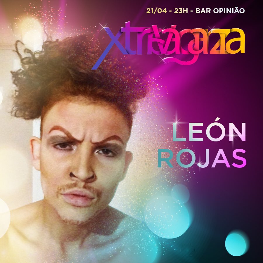 Mas É LÓGICO que vai ter drag king na Xtravaganza, meu amô! 

O guapo León Rojas está preparando uma performance ARRASADORA para essa edição. Não dá pra perder! 

Garante já o teu ingresso: bit.ly/Latrice