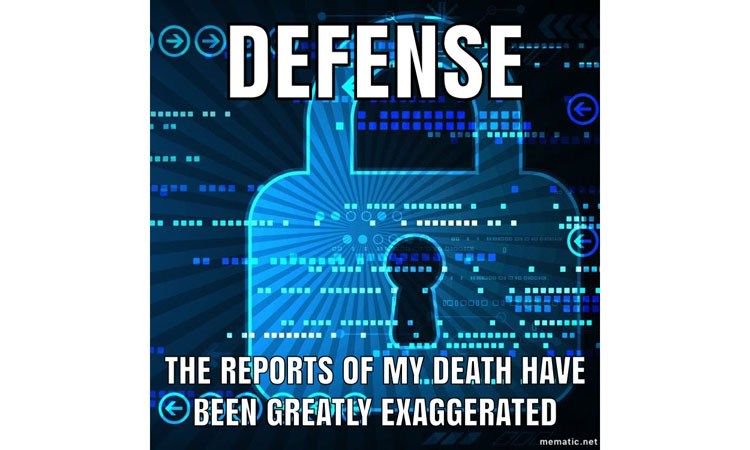 johndjohnson's tweet image. Defense Is Not Dead – The Null Session buff.ly/2GJtPmA