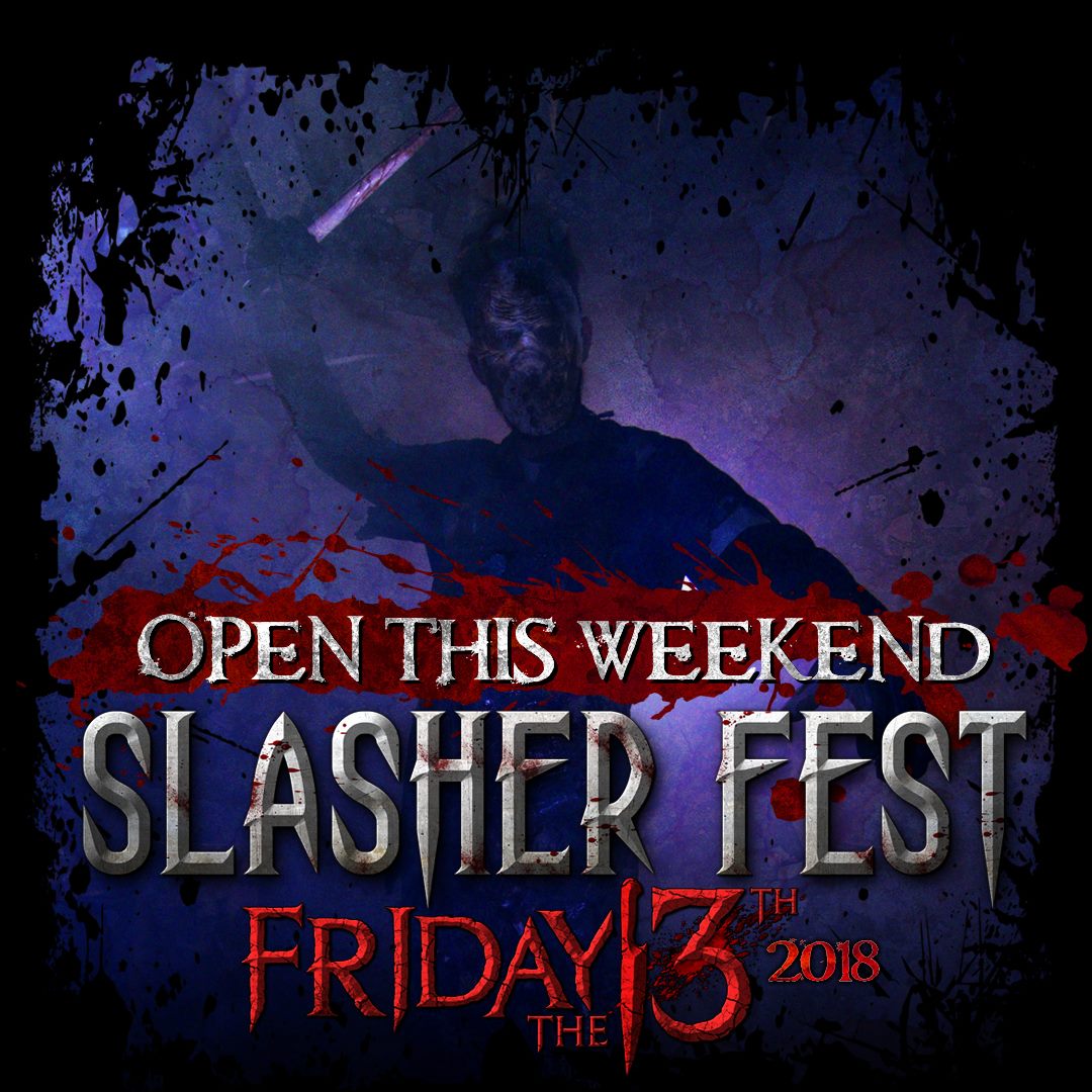 THIS FRIDAY THE 13TH!! #TerrorOnTheFox in Green Bay is open for their encore haunted event #SlasherFest! Tickets are $25.00 from 7pm-10pm! Come join the slashers this #FridayThe13th! #HauntedHouse <a href="/TerrorOnTheFox1/">Terror On The Fox</a> 
MORE INFO: halloweenmayhemhaunts.com