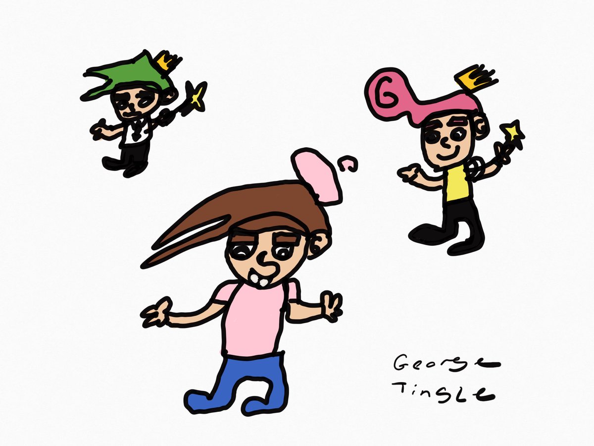 Tescogeorge1's tweet photo. #BADFOP @realhartman this my bad drawing of Fairy odd parents https://t.co/MRADbBAjhi