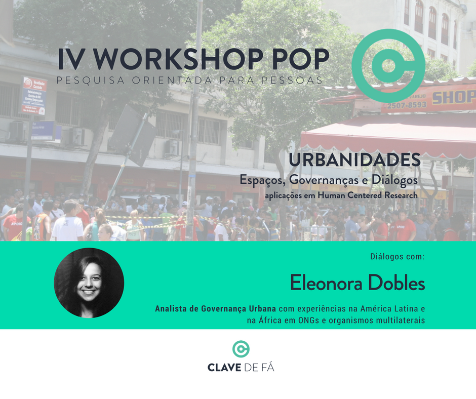 clavedefa_co's tweet photo. [IV Workshop POP] Dia 14/04 (Centro,RJ) Conheça os palestrantes:
Eleonora Dobles é analista de políticas urbanas. Possui interesse particular por temas de habitação, terra e espaço público. #workshop
Se inscreva no link: https://t.co/596ay4TlUJ https://t.co/Zuo6pLyc5y