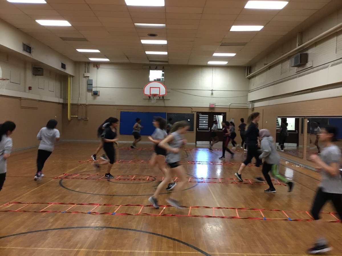 Agility ladders add variety, challenge and fun! These girls crushed it! @RunnymedeCI