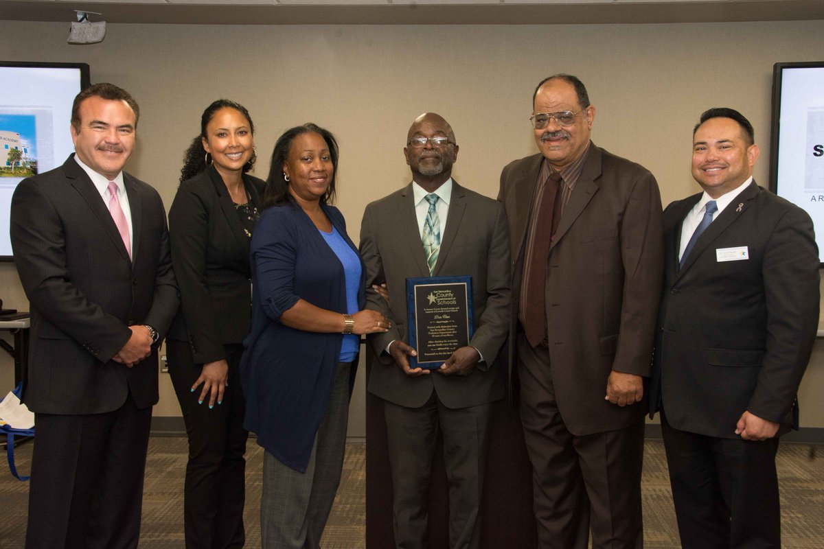 The San Bernardino County Superintendent of Schools along with the San Bernardino County Board of Education presented retired Probation Division Director II Don Viser with an award in recognition of his visionary work with SBCProbation's Gateway Program.