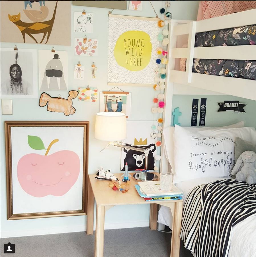 torinmia's tweet photo. Everything's working on full cylinders on this kids room gallery wall! Different media, different frames, pompoms! What a dream. I also love that they took the apple art down lower than I would have thought of. Great idea!
*
*
regram: @plyhome.co.nz https://t.co/5ZKUQyup6x