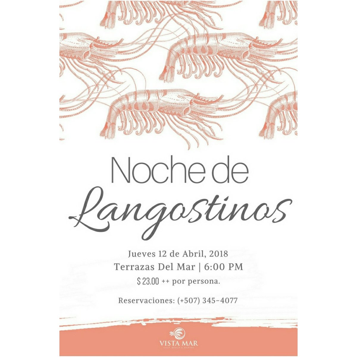 vistamargolf's tweet photo. Disfrutalos en las distintas presentaciones que nuestro Chef Pascal tendrá preparadas 🍤🍤🍤 Reserva tu mesa ☎ (+507) 345-4077 ・・・
#ilovevistamar #langostinos #terrazasdelmar https://t.co/TUPZDdcJ02