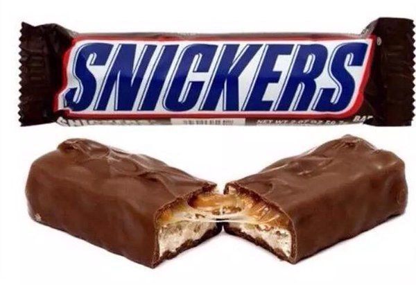 Almost caught feelings, so I ate a Snickers cause I'm not myself when I'm hungry
