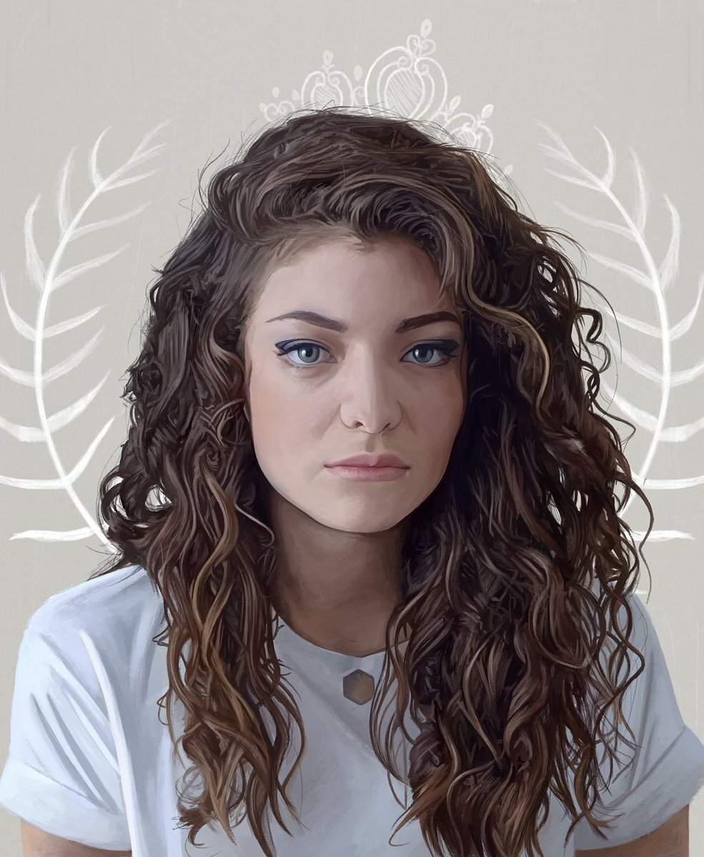 LordesReporter's tweet image. Lorde realistic painting by alihassanein on IG.
The hardest part was the "hair".
Exceptional artwork.
