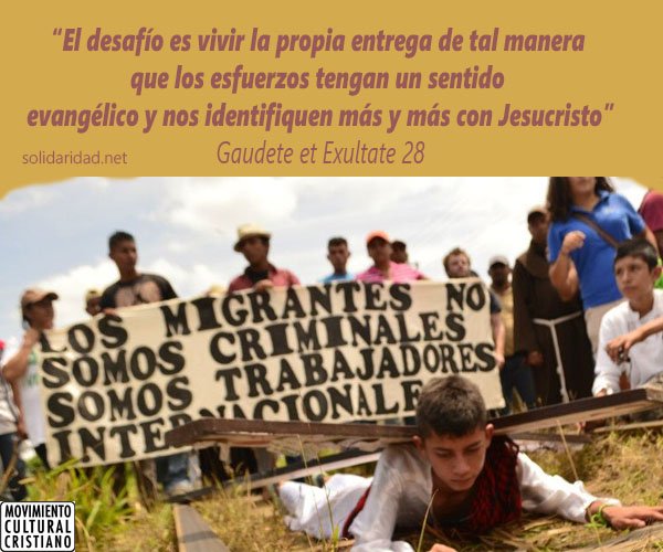 SOLIDARIDADNET's tweet photo. “El desafío es vivir la propia entrega de tal manera 
que los esfuerzos tengan un sentido 
evangélico y nos identifiquen más y más con Jesucristo”
Gaudete et Exultate 28 https://t.co/7QE2DPhbDe