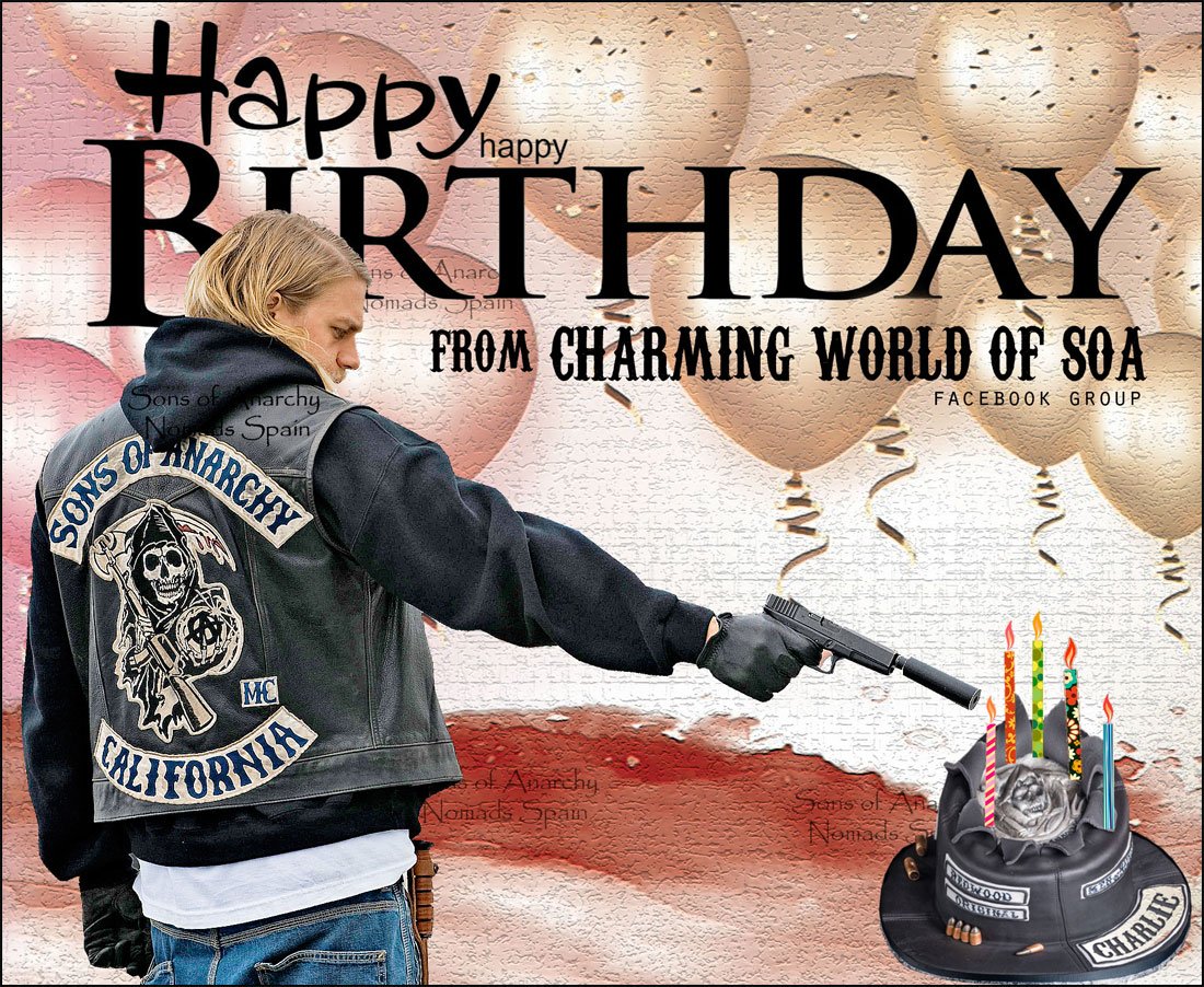 SOA_SPAIN's tweet photo. #HappyBirthday #CharlieHunnam  #TripleFrontier #AMilionLittlePieces #KingArthur #Papillon #TLCOZ #PacificRim #CrimsonPeak #SOA #JaxTeller #Samcro #SonsOfAnarchy -> https://t.co/FOjIKdAi2Q https://t.co/dUiONPtWwP