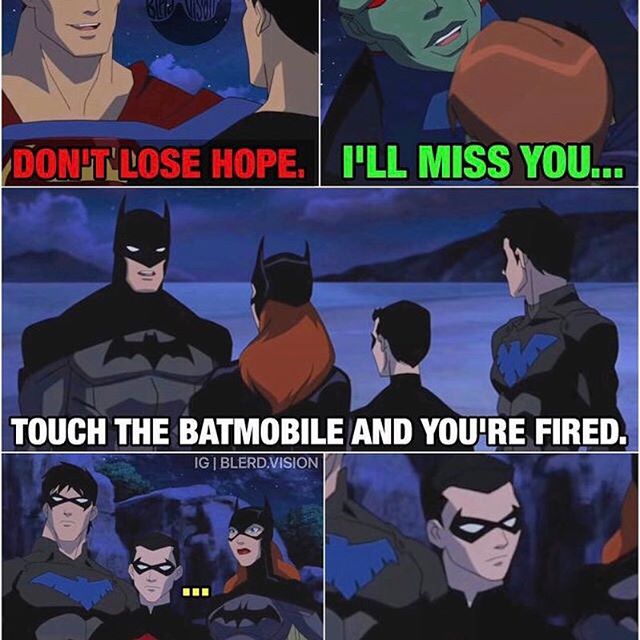 Oh Yeah

#Batman #dccomics #superman #manofsteel #dcuniverse #dc #marve ... ibatcaves.com