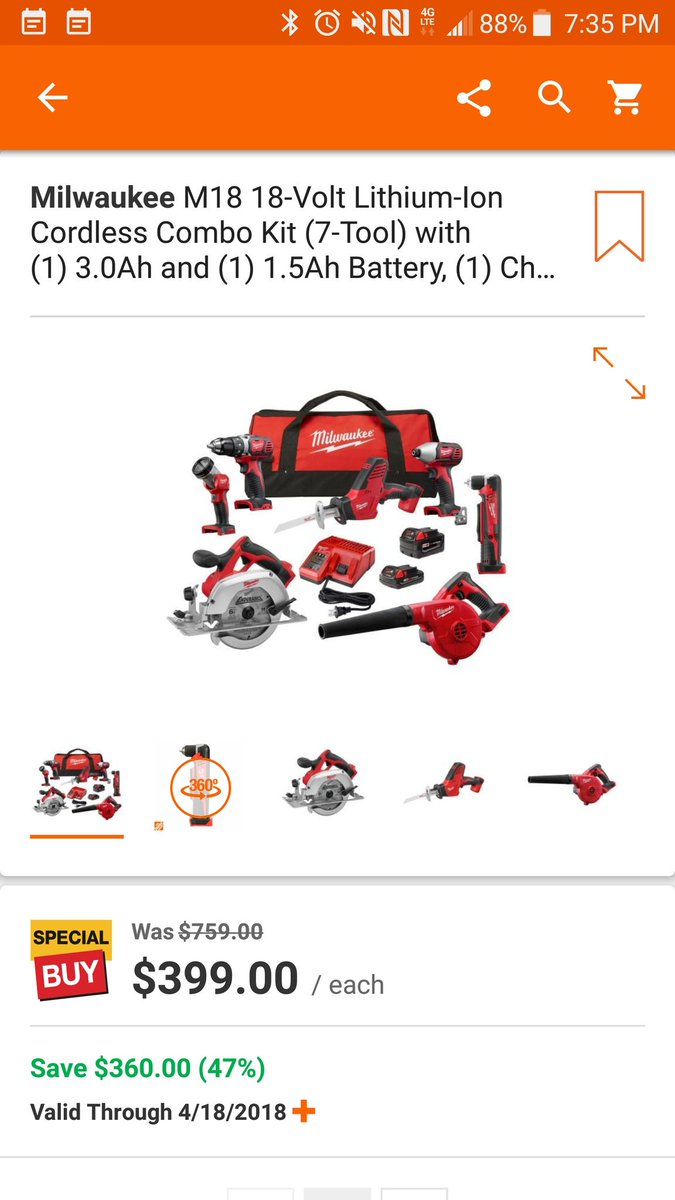 DON'T MISS OUT ON OUR 7 TOOL COMBO KIT FOR ALMOST 50% OFF-- LIMITED TIME ONLY