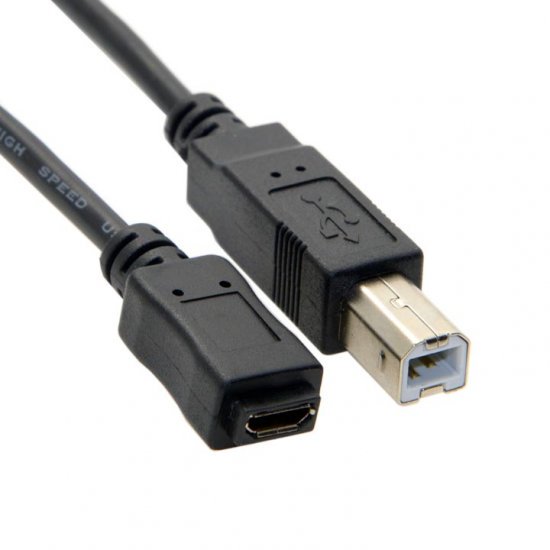 allputer's tweet image. This is a #printercable only that it connects to a Micro USB Cable.

Maybe you can think of other uses.

Check it out what it is now?

1.5meter Micro USB Female to USB 2.0 Type B Male Cable for Printer / Scanner / Hrad Disk / Copier

allputer.com/index.php?main…

#USBcable #printer