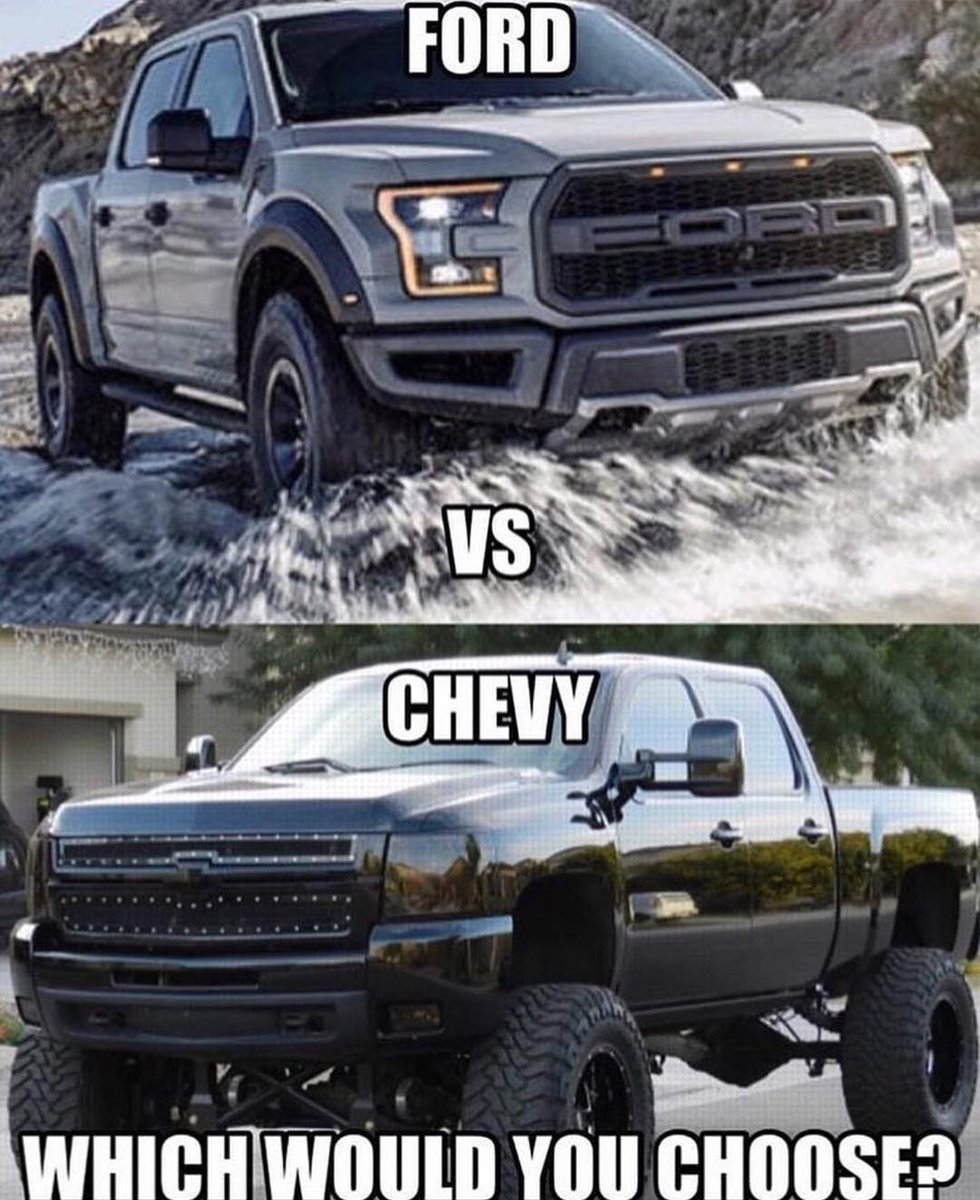 RednecksNews's tweet photo. Retweet Chevy
Like Ford https://t.co/MHu9T4N5qi