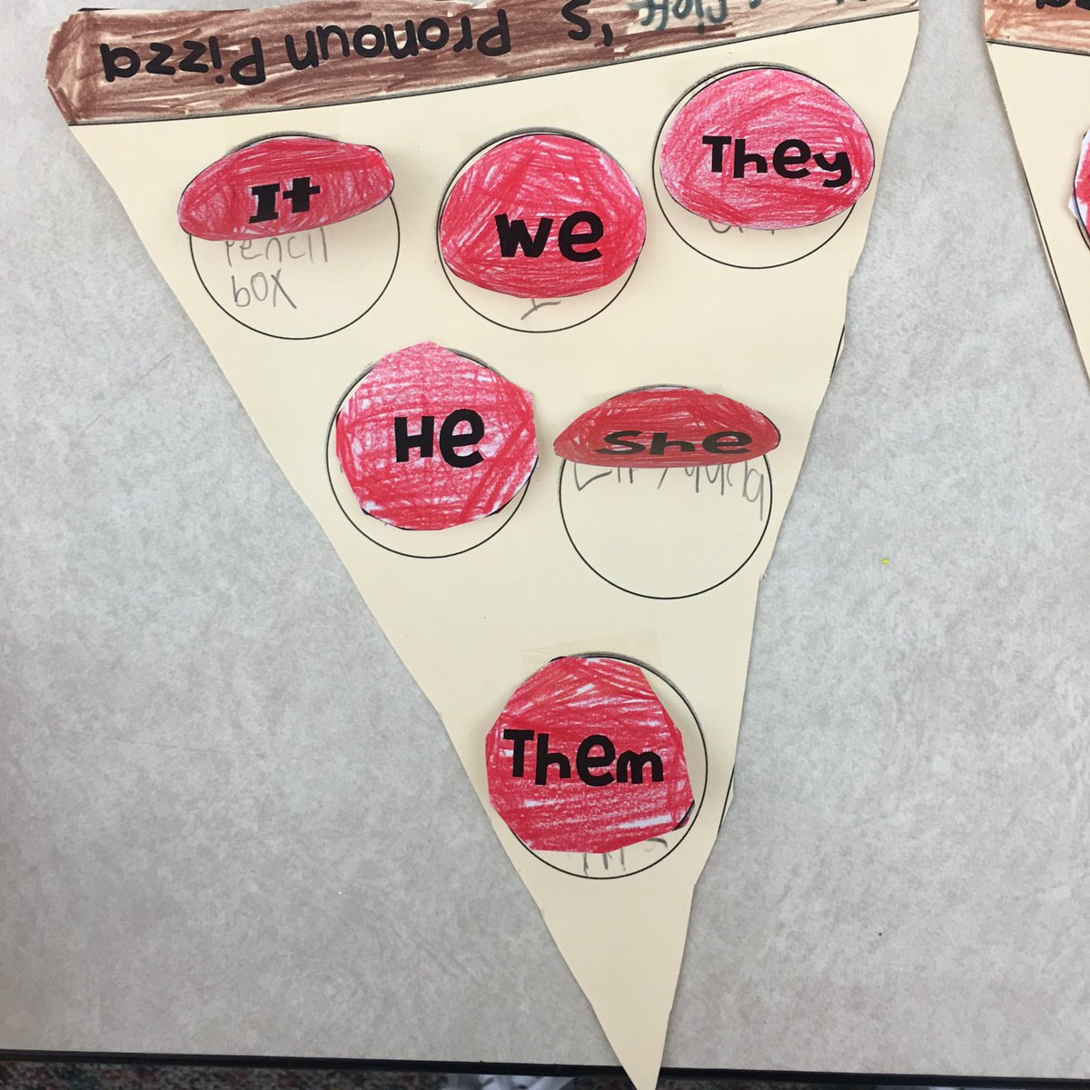 KMMiljenovich's tweet photo. Pronoun Pizza!!! Yum 😋 https://t.co/ehQn29Ydye