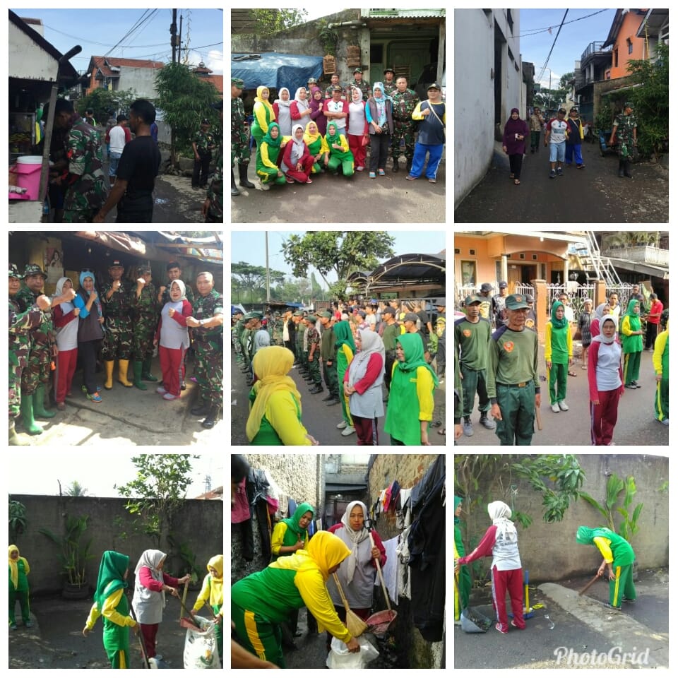 Giat Minggu Lurah beserta Ket.TP.PKK serta kasie Pem Kel.Warung Muncang monitoring kerja bakti bersama Pengurus serta PKK Serta Masyarakat di Rw.07 yg di bantu oleh TNI indahnya kebersamaan dan bersih itu sebagian dari pada iman tgl.08.04.2018 <a href="/KecBankul/">Kec. Bandung Kulon</a>