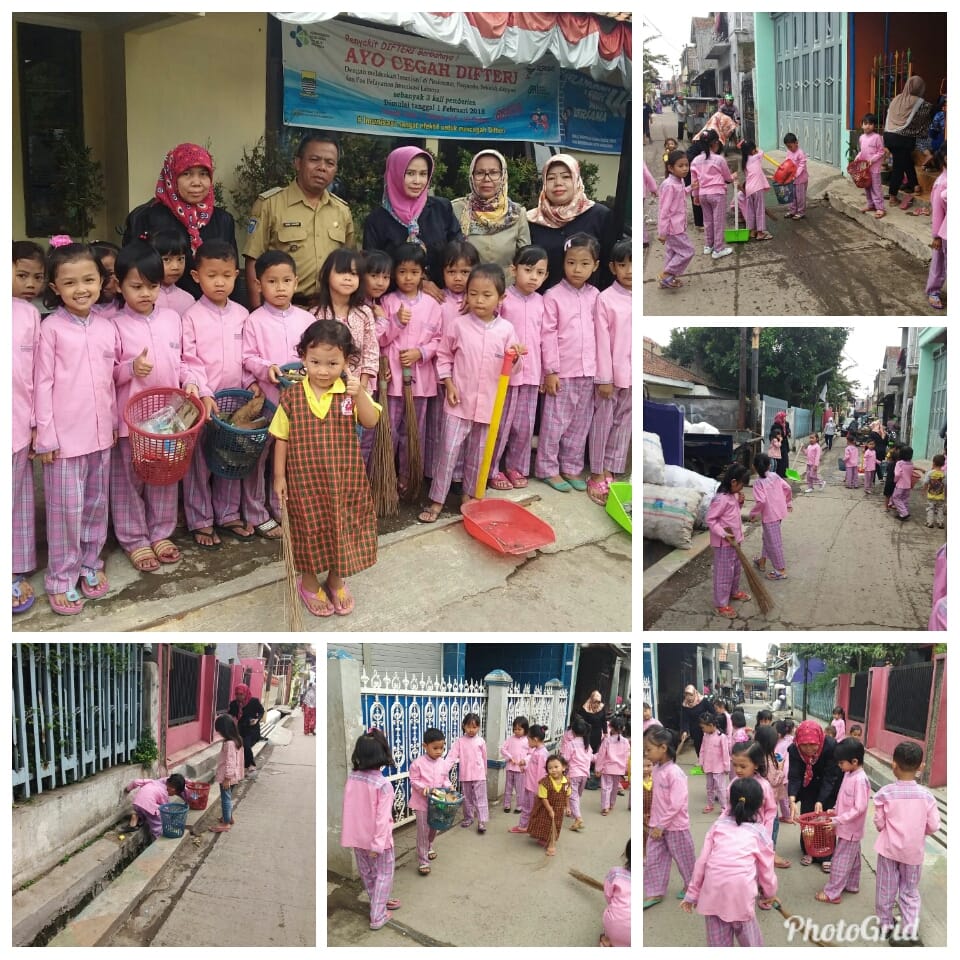 Giat Lurah Warung Muncang bersama Paud Bina Prestasi mengadakan Gps di Jl.Cibuntu Tengah.tgl.09.04.2018 <a href="/KecBankul/">Kec. Bandung Kulon</a>