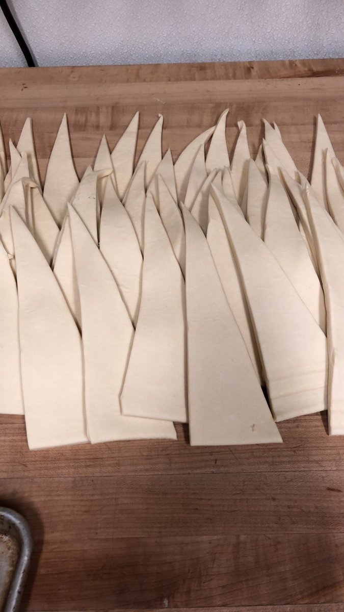 The rarely seen croissant 🥐 forest. While you are sleeping bakers are baking. #seeusinthemorning