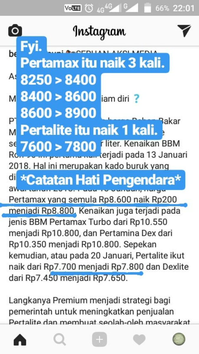 azkaawaly's tweet photo. Menjelang akhir kepengurusan pemerintahan ini banyak oleh² yang telah diberikan kepada rakyat. Salah satunya bahan bakar kendaraan yang semakin meninggi...

Inikah tanda cintanya pemerintah kepada rakyatnya???

#BenarBenarMenindas 
#2019GantiPresiden https://t.co/qV53SWbPgc