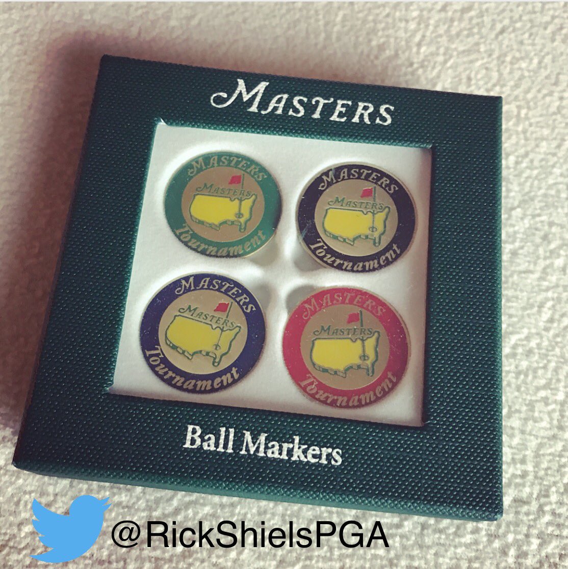 RickShielsPGA's tweet photo. 🚨MASTERS SWAG GIVEAWAY🚨
Win 4 official Masters Ball Markers on Twitter! ⛳️ 
ENTRY DETAILS ⬇️

➡️FOLLOW @rickshielspga 👌
➡️RT THIS POST 🔄

Check out what else I’m giving away on Insta, Facebook &amp; YouTube 😏

WINNERS ANNOUNCED NEXT SUNDAY! 🍀 Good luck! https://t.co/tDXCqTYiWI