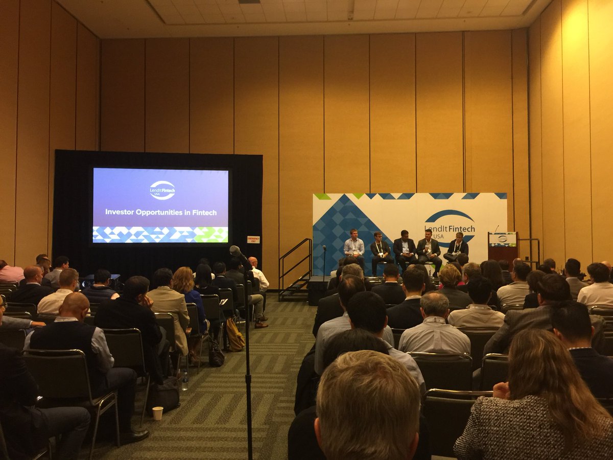 jt__todd's tweet photo. Watching Don Davis, CEO of @PMIfunds, present at @LendIt on investor opportunities in Fintech! https://t.co/pIiPedmIWF