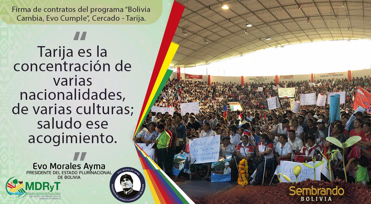 madretierrabol's tweet photo. #SembrandoBolivia
#FelicidadesTarija
#ChurraTarija https://t.co/rMu7JgIh4V