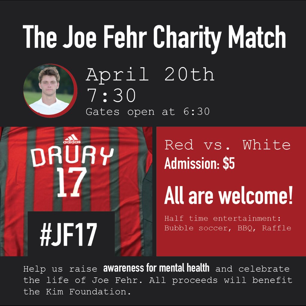 DUMensSoccer's tweet photo. Please support this match! The guys have worked extremely hard to put this all together to honor their brother! All proceeds will go to @kimfoundation 

RETWEET!!! https://t.co/XDGsr7ER0t