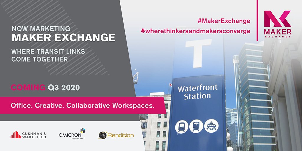 CushWakeVan's tweet photo. @Rendition_Group &amp; @omicronaec's 152,000 SF Railtown project #MakerExchange features end-of-trip facilities and its employees will enjoy exclusive use of a private shuttle bus service. Coming Q3 2020. https://t.co/dD5fjx2kzl  #wherethinkersandmakersconverge https://t.co/KiRKHsnZkO