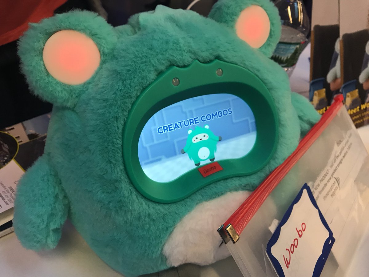 eric_andersen's tweet photo. Woot! Meeting @AskWoobo educational smart companion which will be going on the market soon! #min109 https://t.co/DAWDb283PY