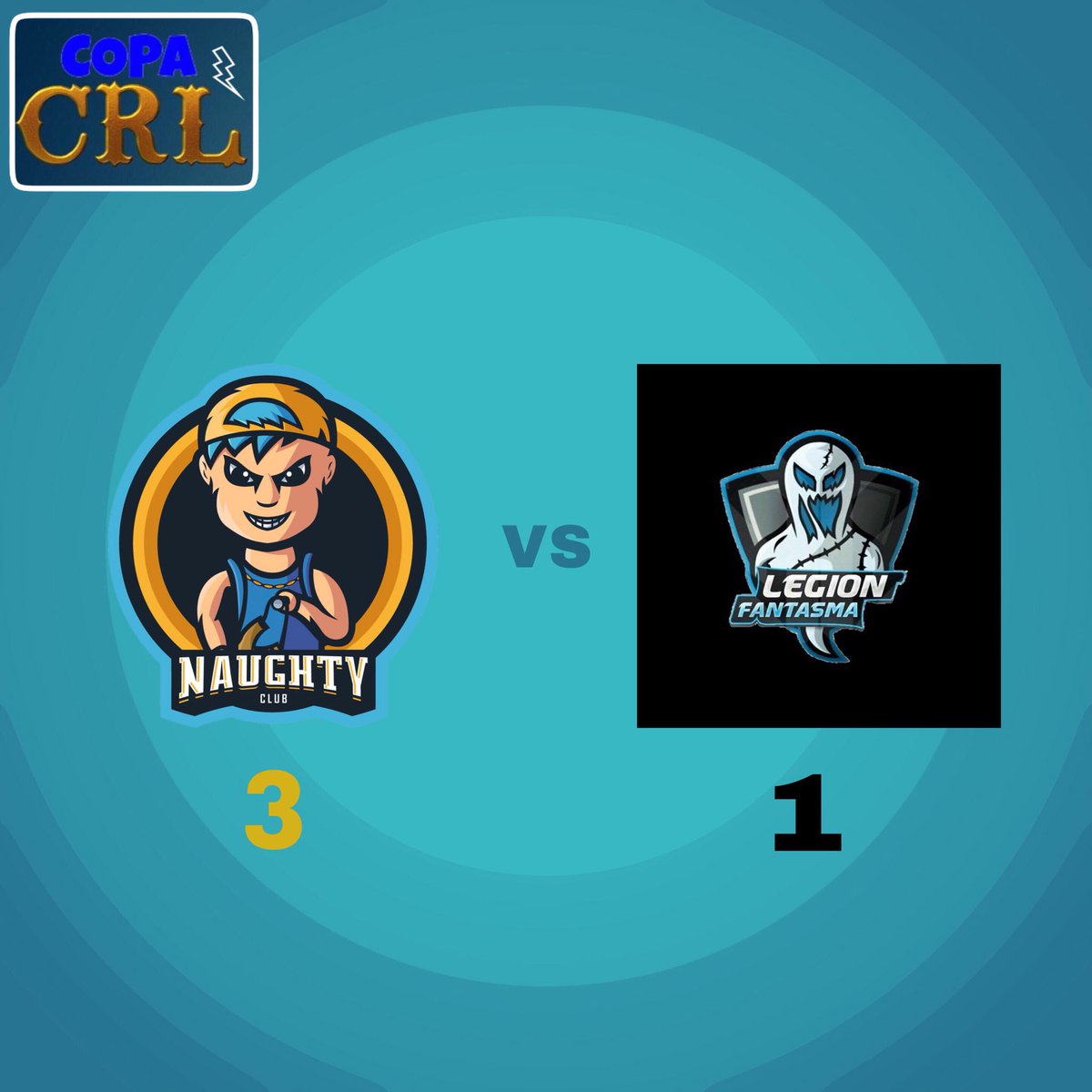 Felicitaciones a los ganadores de este encuentro @NaughtyClubGG gracias a @GhostLegion_eS por su buena participación.