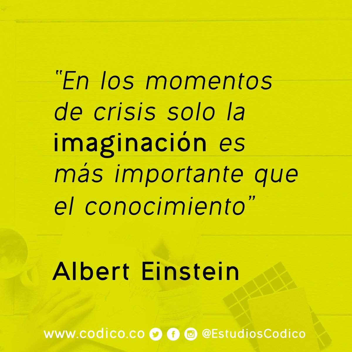 estudioscodico's tweet image. Sí se puede. La imaginación lo puede todo.
#Codico #Diseño #Design #GraphicDesign #Barranquilla #Colombia