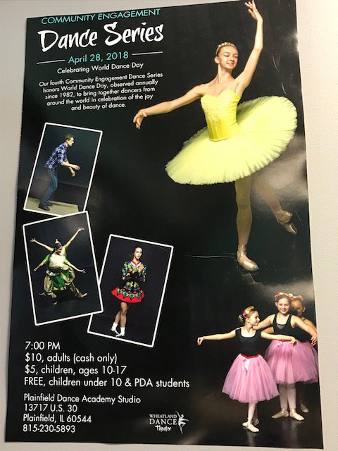 DancebyPDA's tweet photo. Please join us April 28th at 7pm for World Dance Dance. 
Admission $10 Adults, $5 for Children 10-17, FREE Children under 10. 
CASH ONLY at the door https://t.co/VCWWLPSzGN