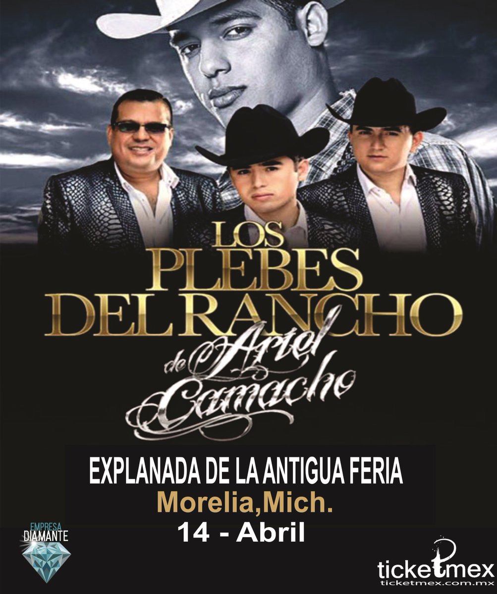 Morelia,Mich. 14 de Abril. 
bailazo de lujo con el regreso a la capital michoacana, Los Plebes del Rancho #siguiendotuspasosTour
 adquiere tus boletos ticketmex.com.mx, Cueva de Chucho (sucursal centro)