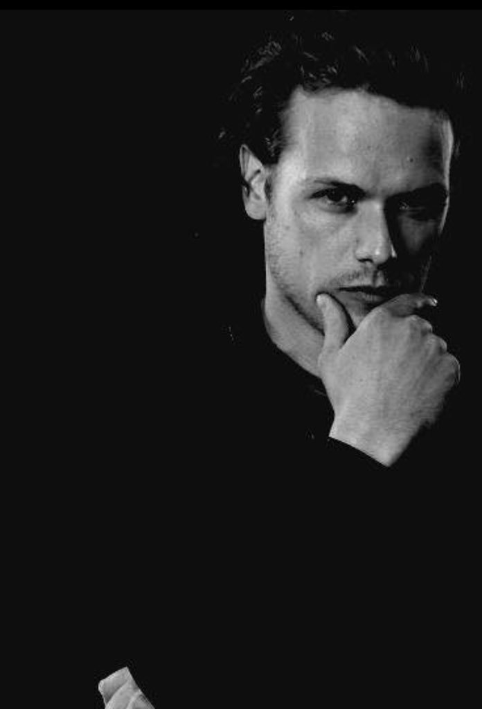 David Berry's comments are spot on "You don't need much direction to look at Sam lovingly". 
<a href="/SamHeughan/">Sam Heughan</a>