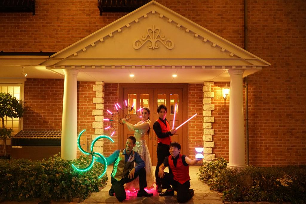 arksun_led's tweet image. りんくうの結婚式場ジョージアン・テラスにて、アークルクス「Ark=Lux」出演。

#ledperformance
#leddance
#ArkLux