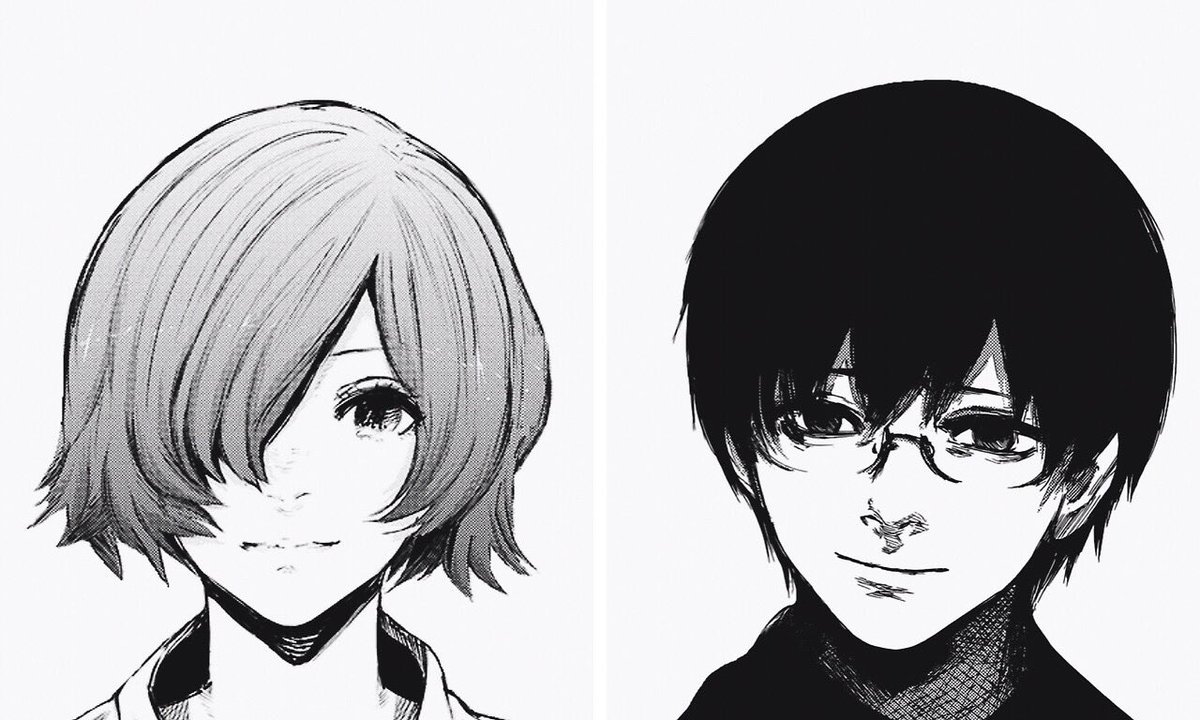 Touka and Kaneki