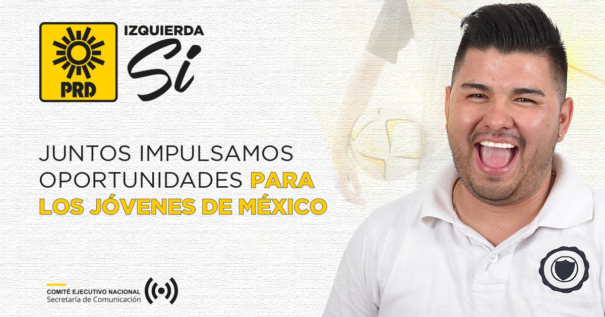 PRDMexico's tweet photo. Seguiremos impulsando un marco jurídico que fortalezca los derechos de la juventud mexicana, que les garantice el ejercicio pleno y efectivo de sus derechos. #IzquierdaSí #PRD https://t.co/s7SwIlQ2ue