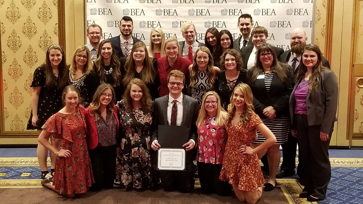 ISUSOC's tweet photo. Hey #FutureRedbird - did you know that our student media are among the best in the nation? @WZND Fuzed Radio just received the 2018 Broadcast Education Association Signature Station Award #RedbirdSetGo https://t.co/GnL2gIPuFn
