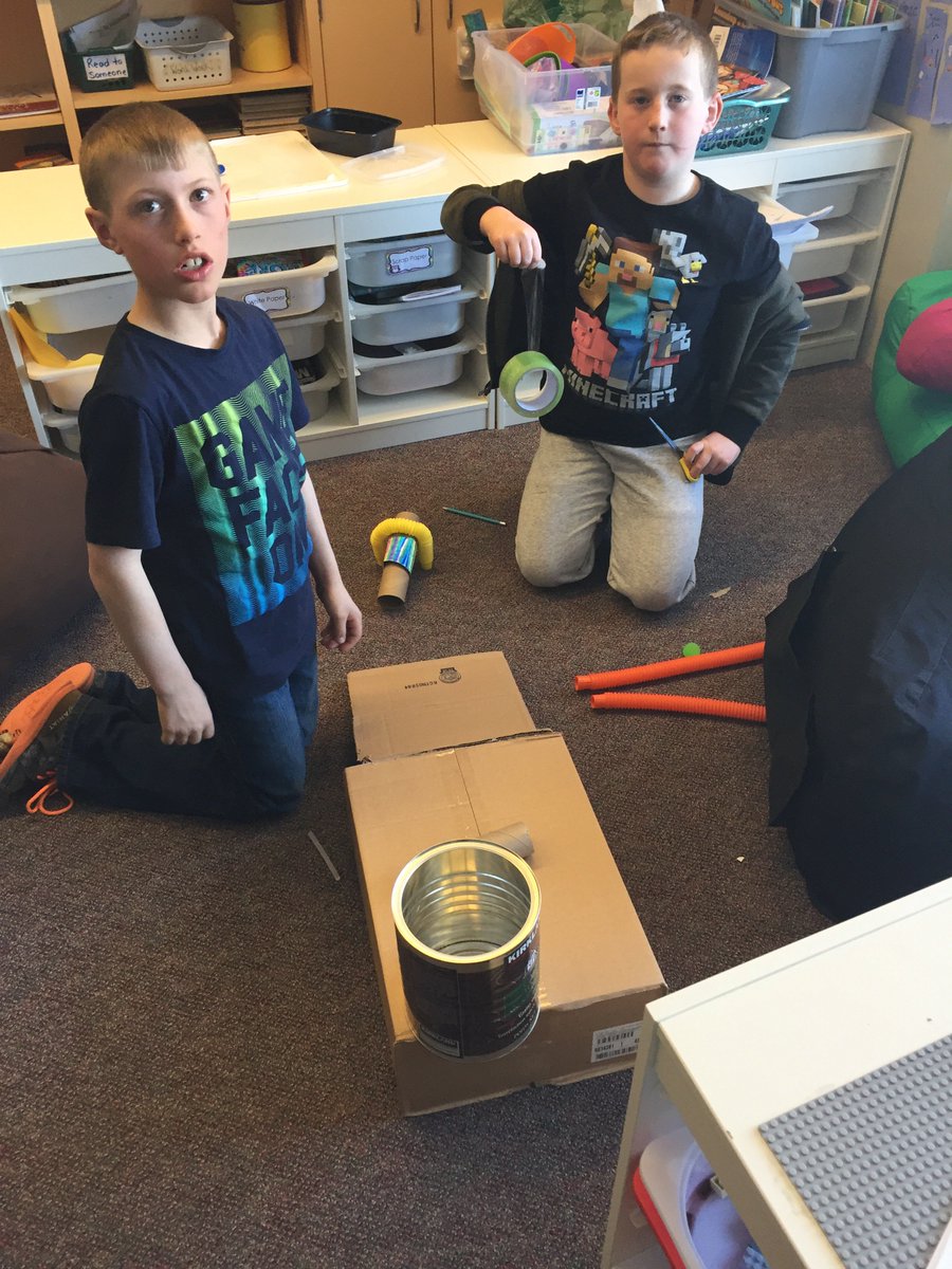 mrsjbecker's tweet photo. Busy day with@abd4mb ... Creating Rube Goldberg Machines in Science! #science4 #simplemachines https://t.co/BLxGMLMCNc