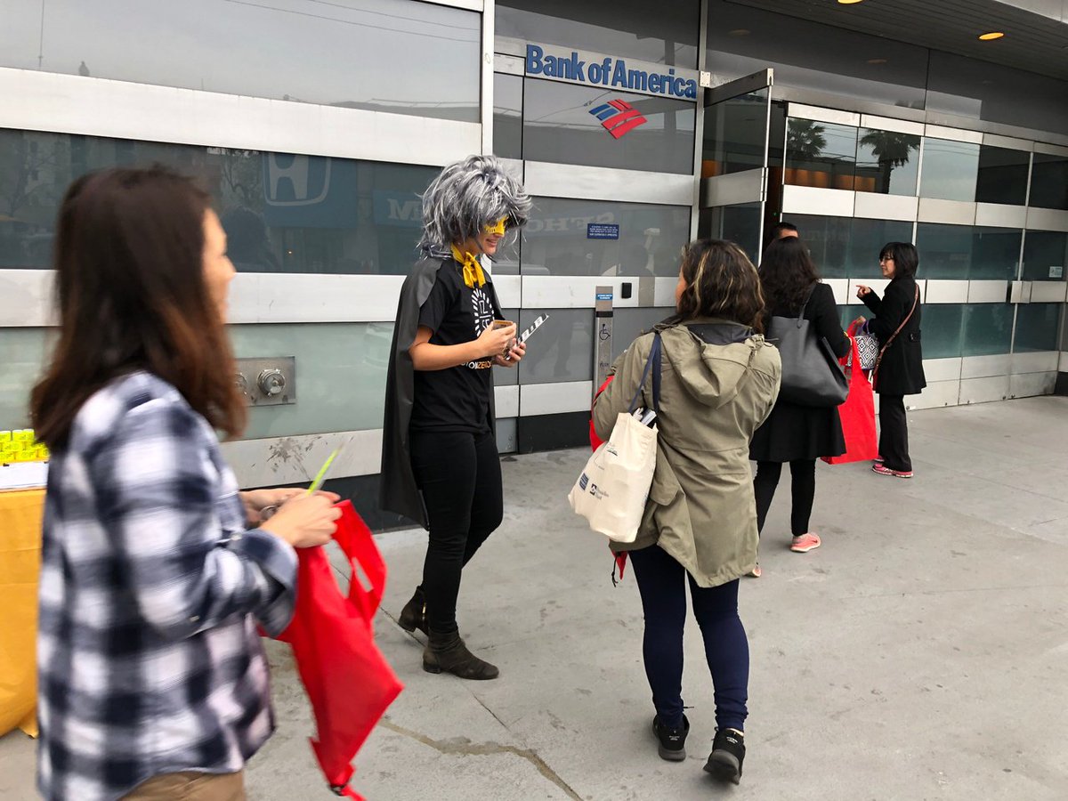 VisionZeroSF's tweet photo. We had such a great time at #Walk2WorkDay last week! 🚸 Shoutout to @walksf for organizing a fantastic event celebrating our streets. 🎉 The #VisionZeroHero had a blast talking about #safestreets, and was proud to see everyone taking the pledge! https://t.co/UqMYTFqUrK